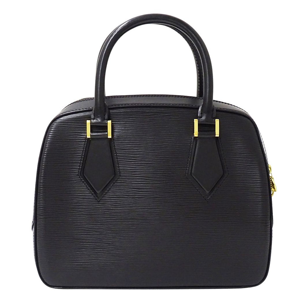 Louis Vuitton Bag Epi Handbag Blanc Noir Black — view 2