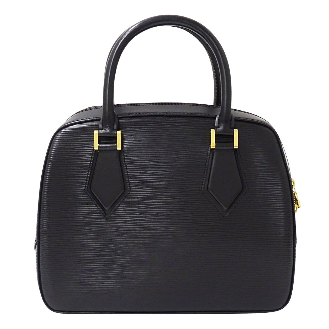 Louis Vuitton Bag Epi Handbag Blanc Noir Black — view 2