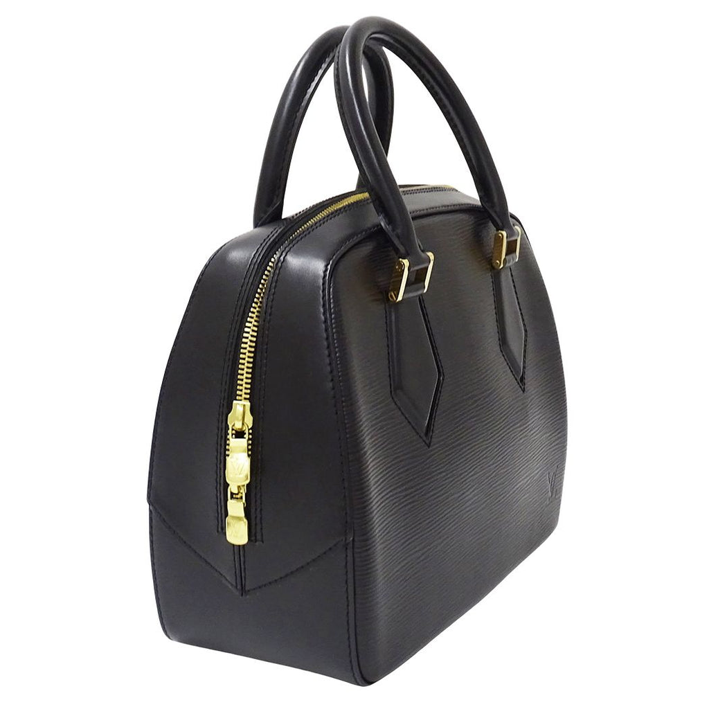 Louis Vuitton Bag Epi Handbag Blanc Noir Black — view 4