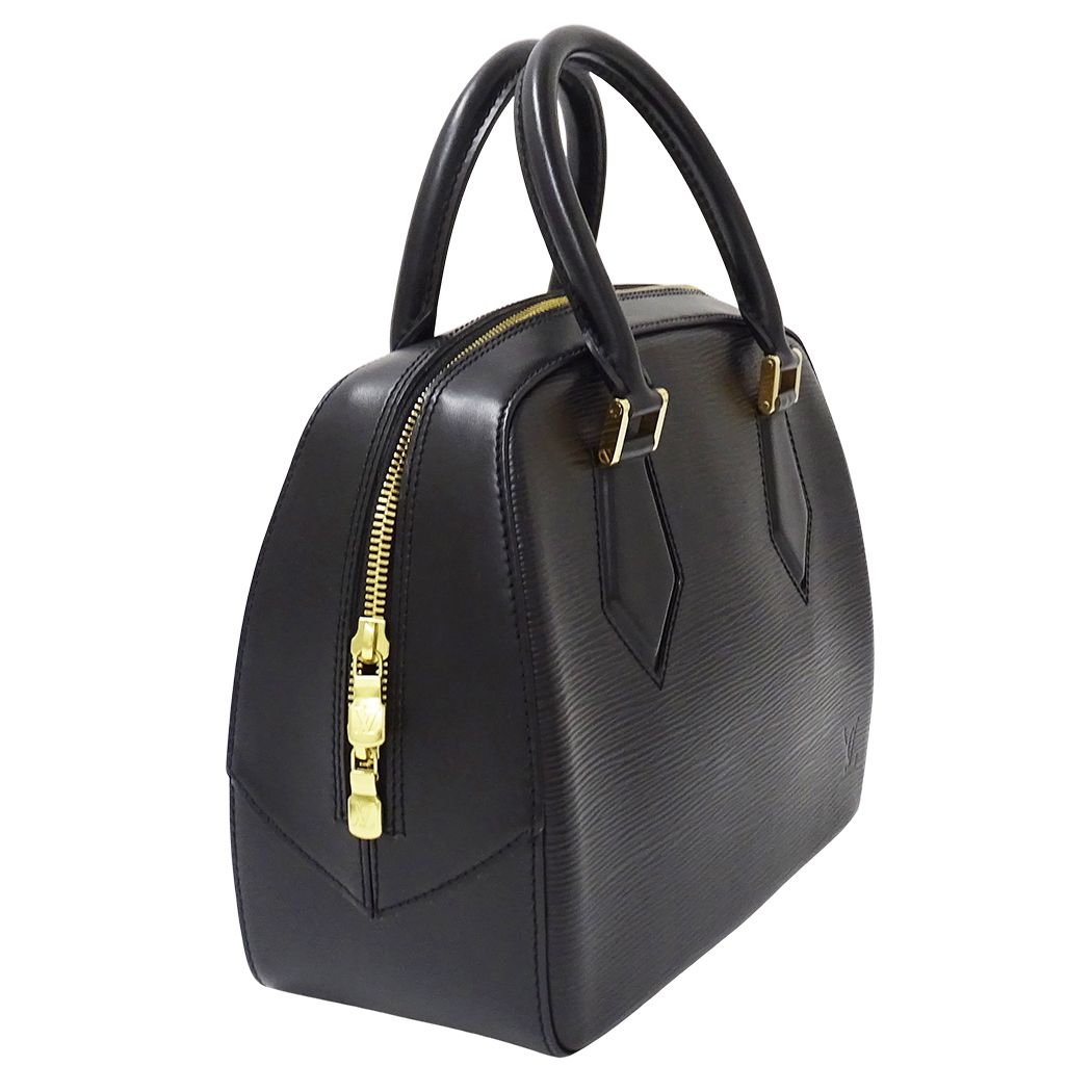 Louis Vuitton Bag Epi Handbag Blanc Noir Black — view 4
