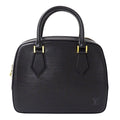 Louis Vuitton Bag Epi Handbag Blanc Noir Black