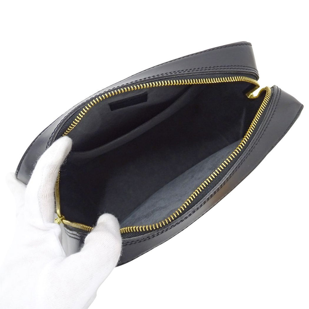 Louis Vuitton Bag Epi Handbag Blanc Noir Black — view 5