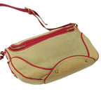 Celine Shoulder Bag Canvas Beige Pink — view 9