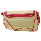 Celine Shoulder Bag Canvas Beige Pink — view 2