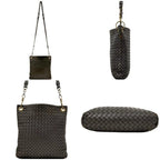 Bottega Veneta Shoulder Bag Brown Intrecciato Crossbody Leather Braided Vintage — view 2