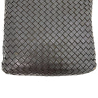 Bottega Veneta Shoulder Bag Brown Intrecciato Crossbody Leather Braided Vintage — view 8