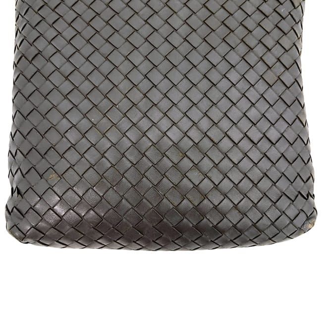 Bottega Veneta Shoulder Bag Brown Intrecciato Crossbody Leather Braided Vintage — view 8