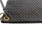 Bottega Veneta Shoulder Bag Brown Intrecciato Crossbody Leather Braided Vintage — view 9
