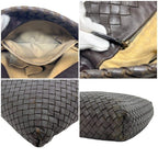 Bottega Veneta Shoulder Bag Brown Intrecciato Crossbody Leather Braided Vintage — view 5