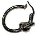 Celine Knot Small Hoop Earrings
