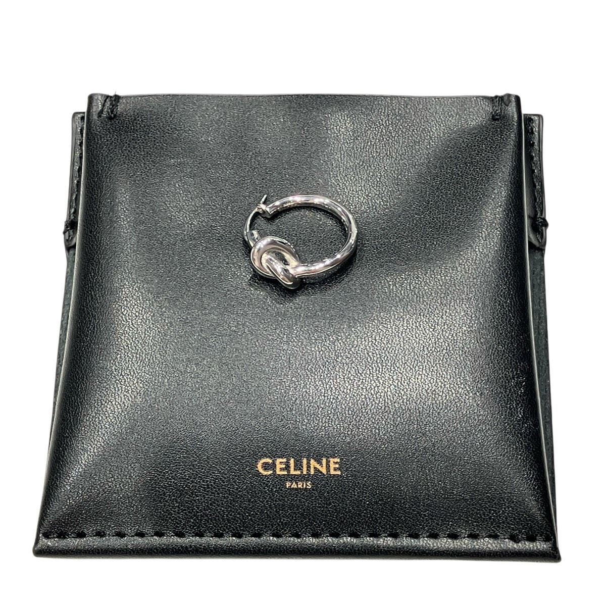 Celine Knot Small Hoop Earrings — view 8