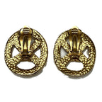Chanel CC Logo Earrings Alloy — view 3