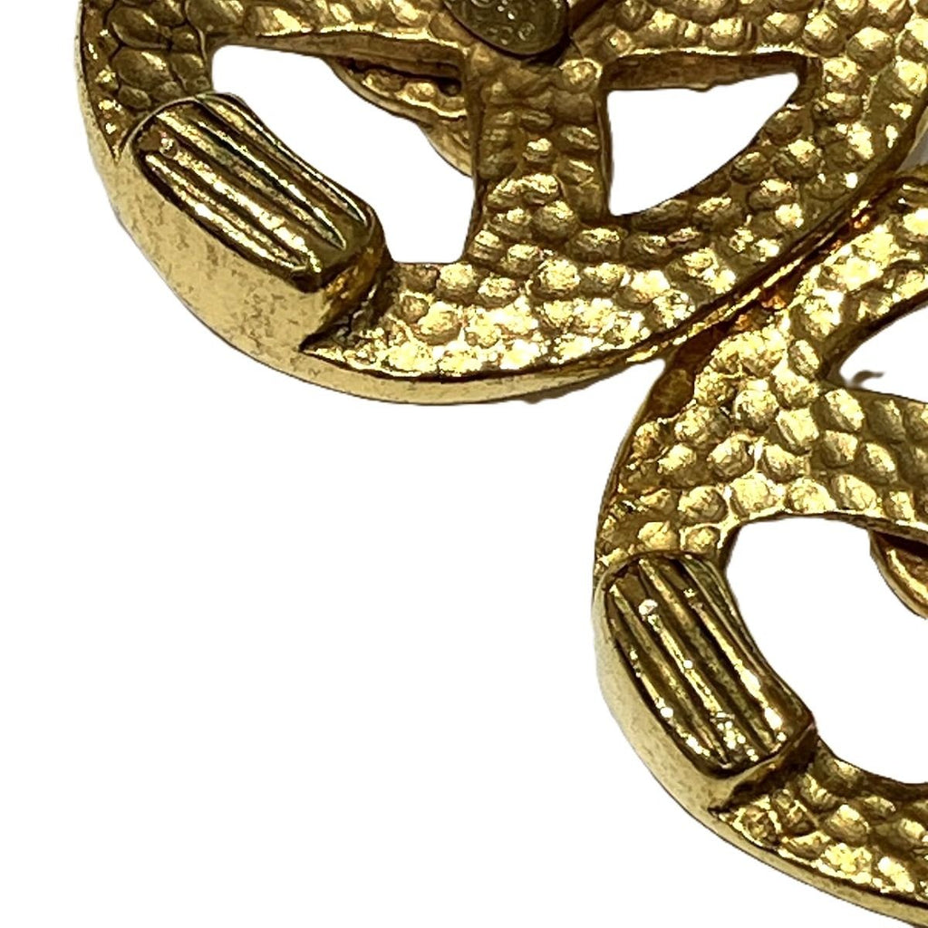 Chanel CC Logo Earrings Alloy — view 9