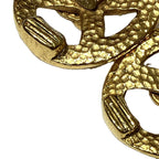 Chanel CC Logo Earrings Alloy — view 9