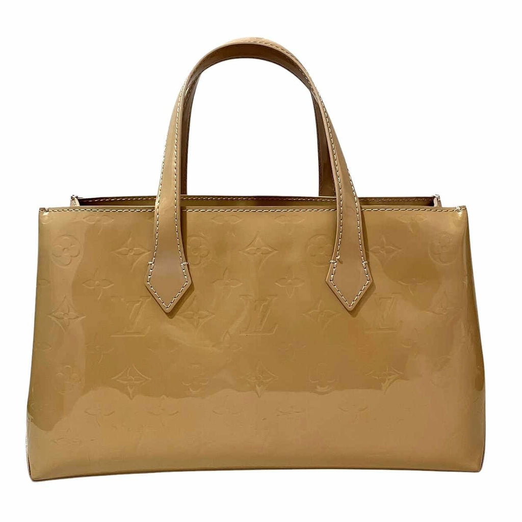 Louis Vuitton Wilshire PM Vernis Handbag Enamel Patent Leather — view 2