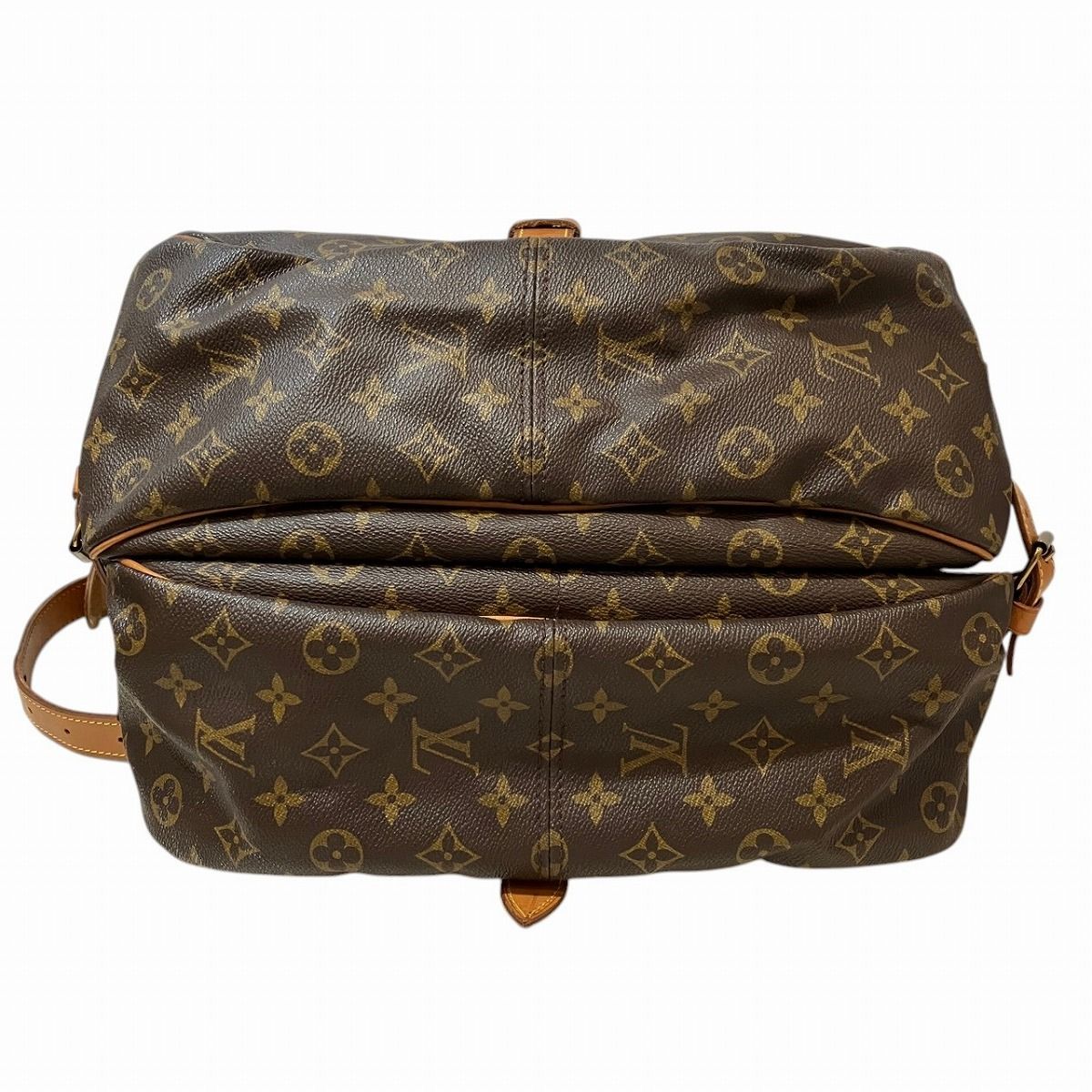 Louis Vuitton Saumur 35 Monogram Shoulder Bag Leather — view 3