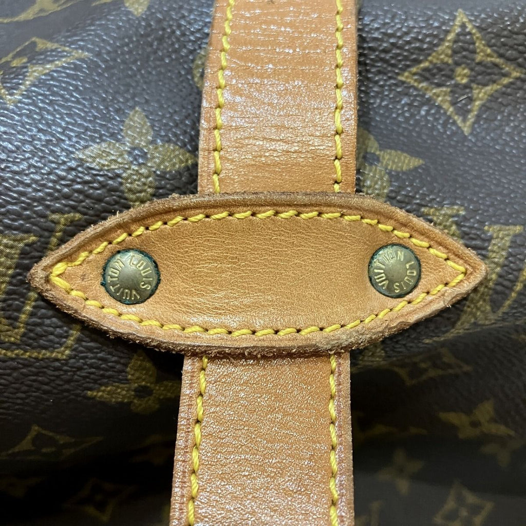 Louis Vuitton Saumur 35 Monogram Shoulder Bag Leather — view 7