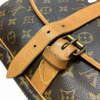 Louis Vuitton Saumur 35 Monogram Shoulder Bag Leather — view 6