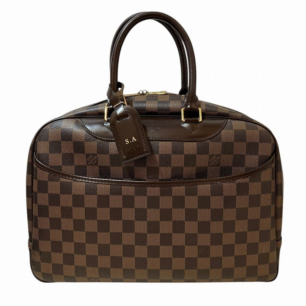 Louis Vuitton Deauville Damier Handbag Canvas