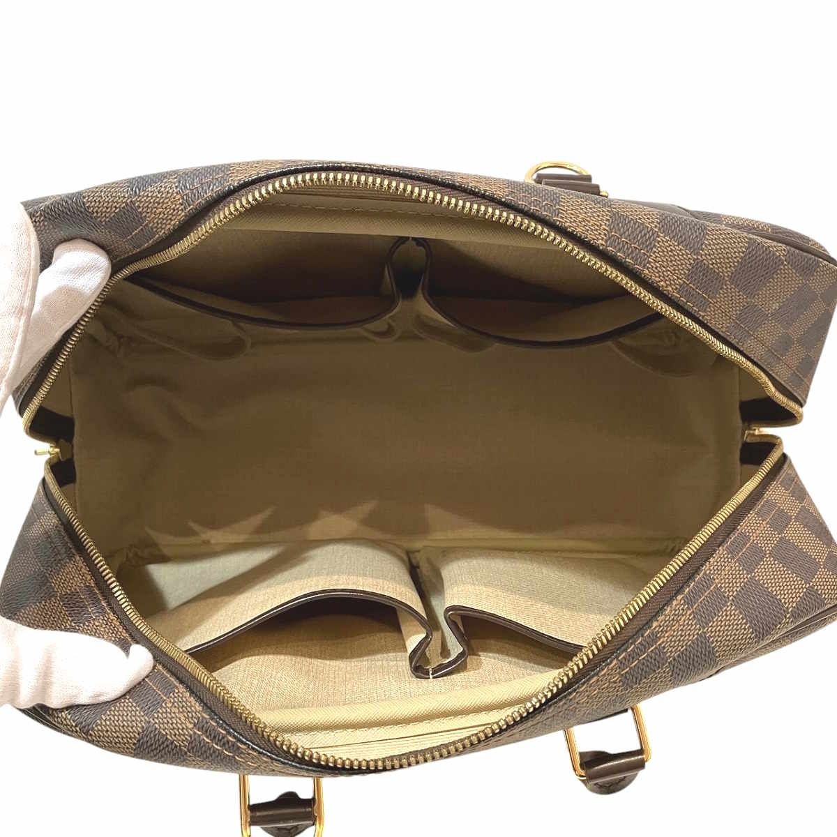 Louis Vuitton Deauville Damier Handbag Canvas — view 7