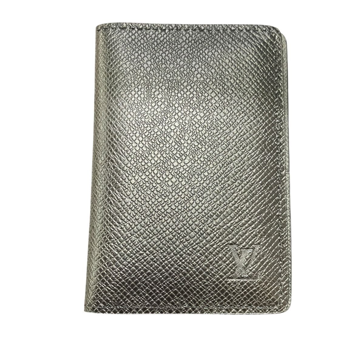 Louis Vuitton Organizer de Poche Taiga Business Card Holder Leather
