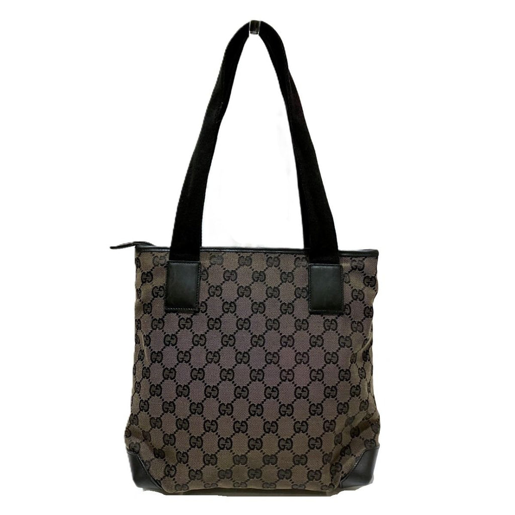 Gucci Tote Canvas Leather — view 2