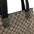 Gucci Tote Canvas Leather — view 9