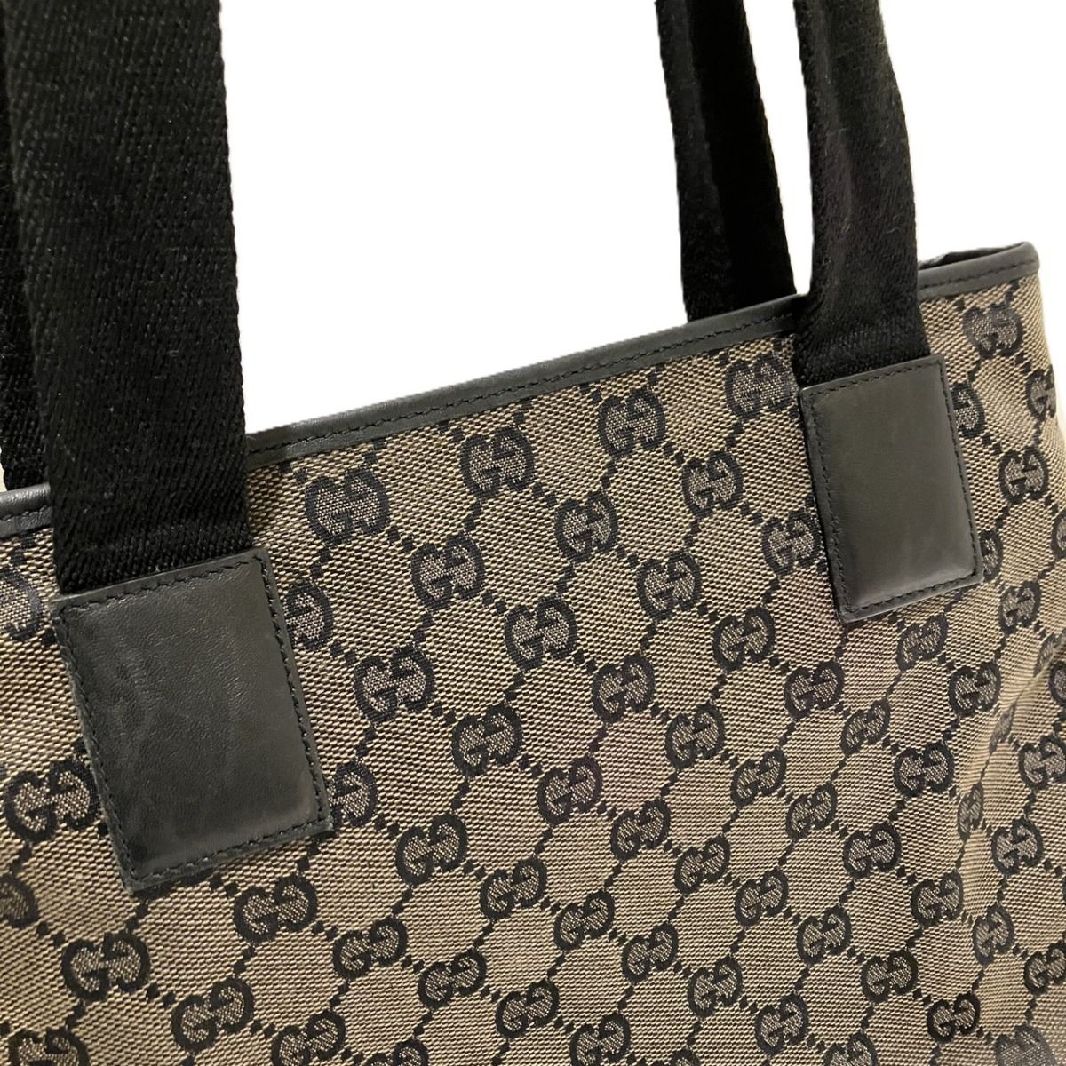 Gucci Tote Canvas Leather — view 9