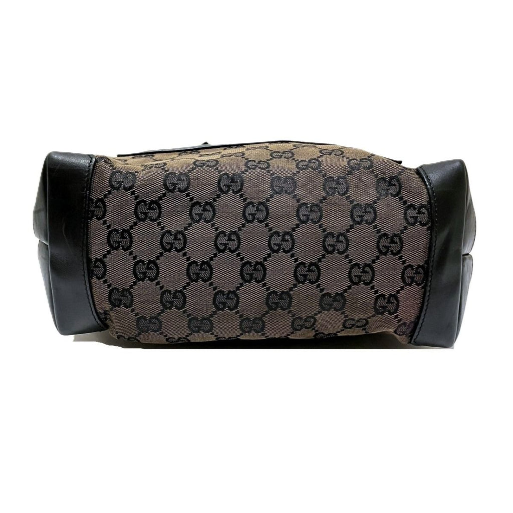 Gucci Tote Canvas Leather — view 3