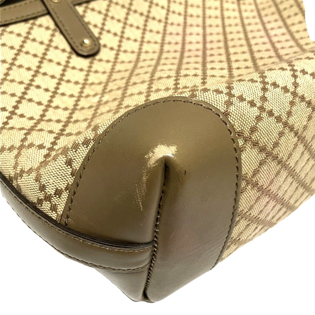 Gucci Diamante Tote Canvas Leather — view 8