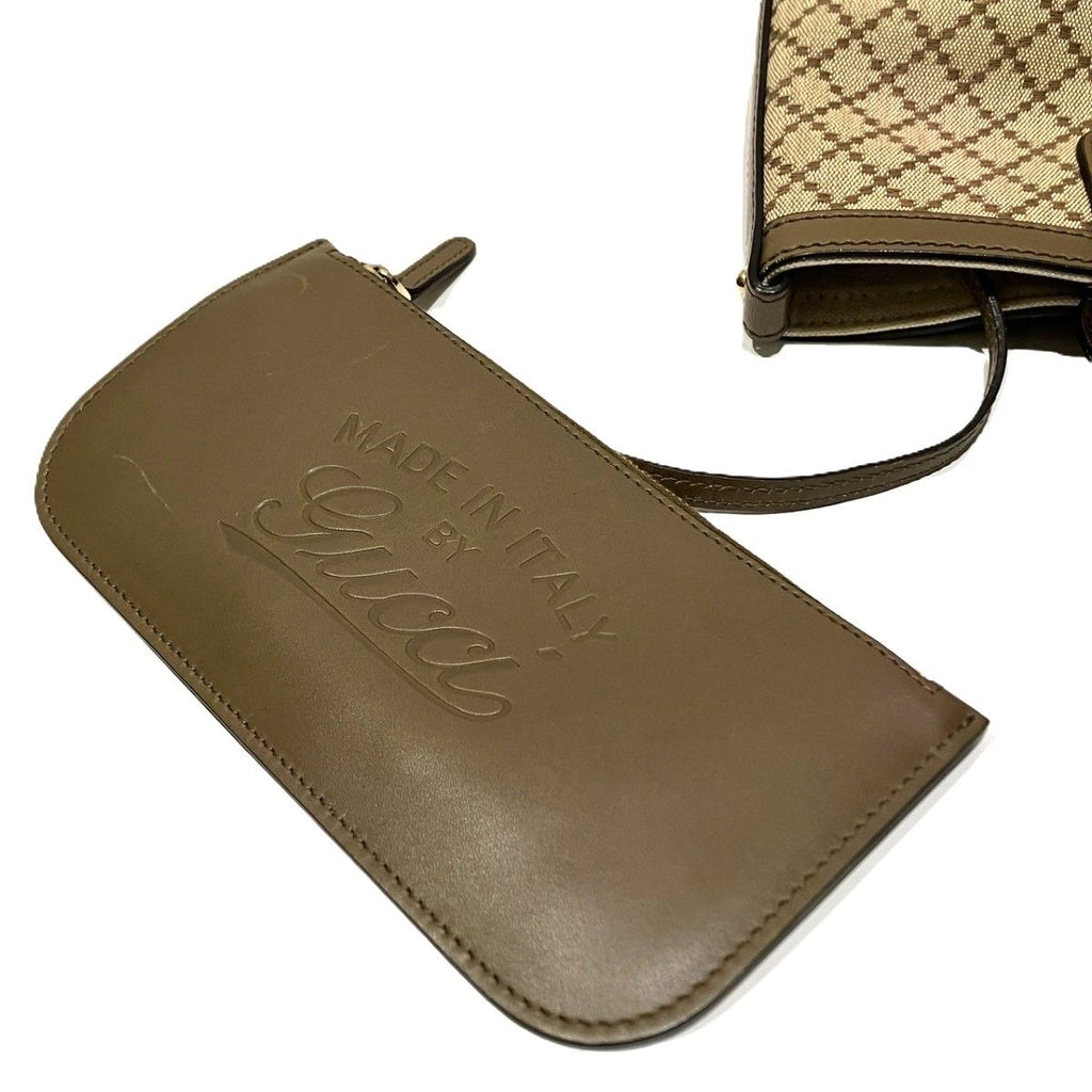 Gucci Diamante Tote Canvas Leather — view 7