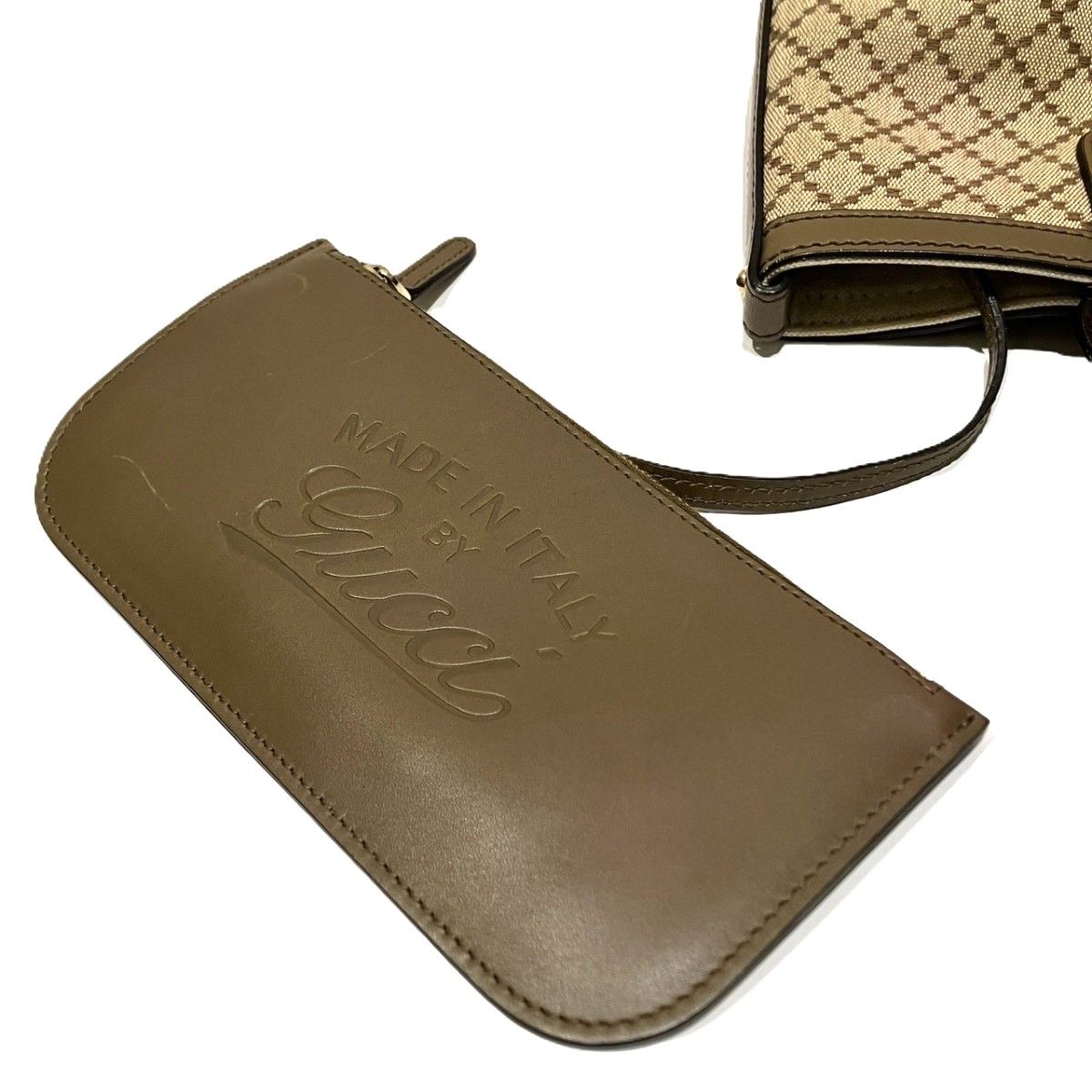 Gucci Diamante Tote Canvas Leather — view 7