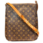 Louis Vuitton Musette Monogram Shoulder Bag Canvas