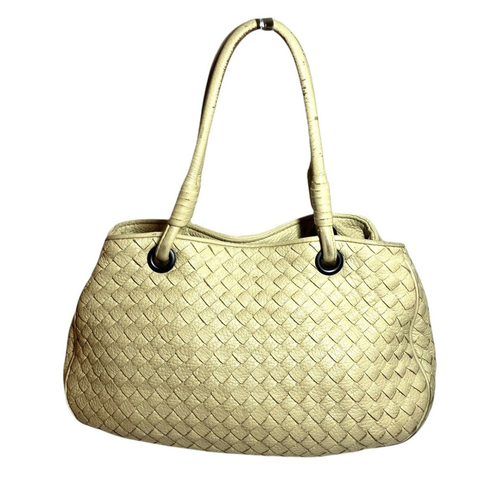 Bottega Veneta Satchel Intrecciato Handbag Leather
