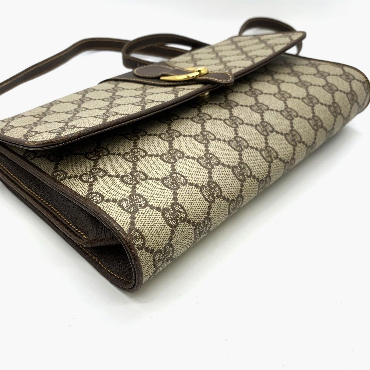 Gucci 904 02 050 Shoulder Bag GG Supreme Canvas Vintage Brown — view 4
