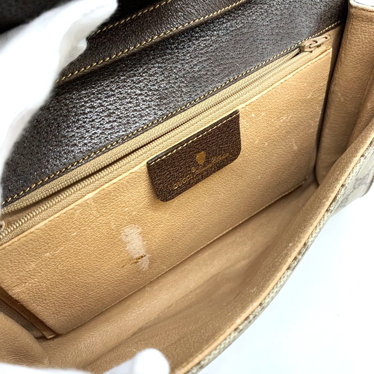 Gucci 904 02 050 Shoulder Bag GG Supreme Canvas Vintage Brown — view 7