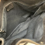 Gucci Tote Shoulder Bag GG Canvas Black — view 7