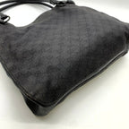 Gucci Tote Shoulder Bag GG Canvas Black — view 4
