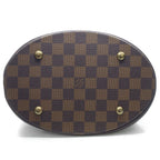 Louis Vuitton Damier Handbag Brown Red Gold Pouch — view 3