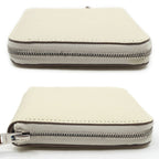 Hermes Azap Silk in Compact Epsom Coin Case Nata Ivory White — view 4