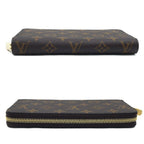 Louis Vuitton Zippy Wallet Coin Purse Brown Monogram Gold — view 3