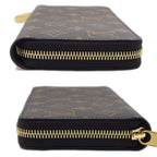 Louis Vuitton Zippy Wallet Coin Purse Brown Monogram Gold — view 4