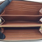 Louis Vuitton Zippy Wallet Coin Purse Brown Monogram Gold — view 6