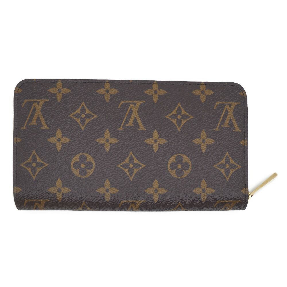 Louis Vuitton Zippy Wallet Coin Purse Brown Monogram Gold