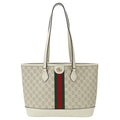 Gucci Ophidia Tote GG Supreme Beige White