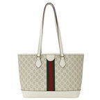 Gucci Ophidia Tote GG Supreme Beige White — view 2