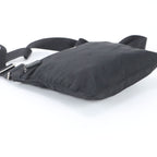 Prada Tessuto Nylon Triangle Logo Leather Shoulder Bag Crossbody Messenger — view 5