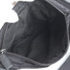 Prada Tessuto Nylon Triangle Logo Leather Shoulder Bag Crossbody Messenger — view 7