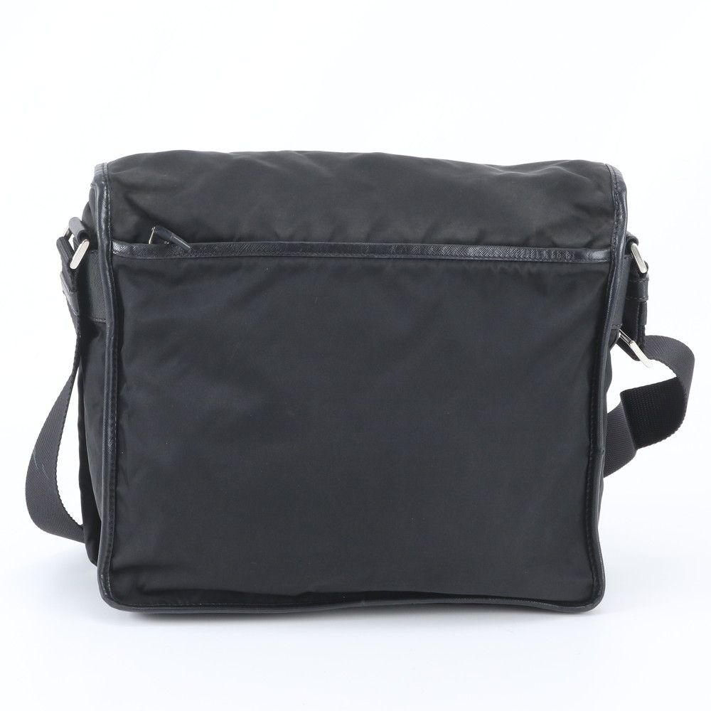 Prada Okayama Tenmaya Tessuto Nylon Leather Shoulder Bag Crossbody — view 3