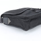 Prada Okayama Tenmaya Tessuto Nylon Leather Shoulder Bag Crossbody — view 5